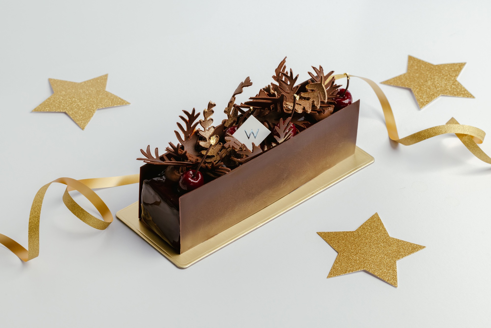 Forest Cherries Yule Log