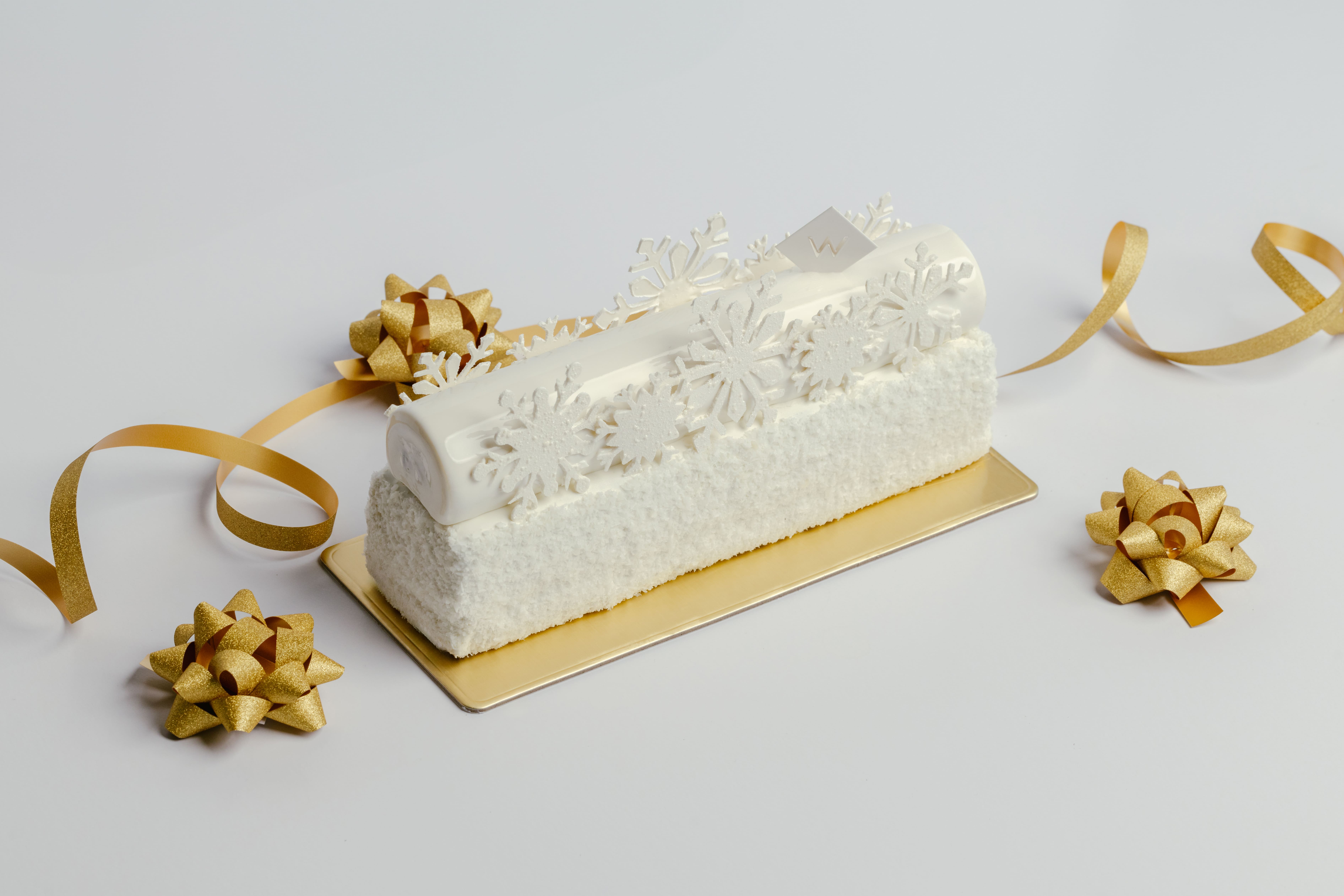 Pistachio Nougat Yule Log